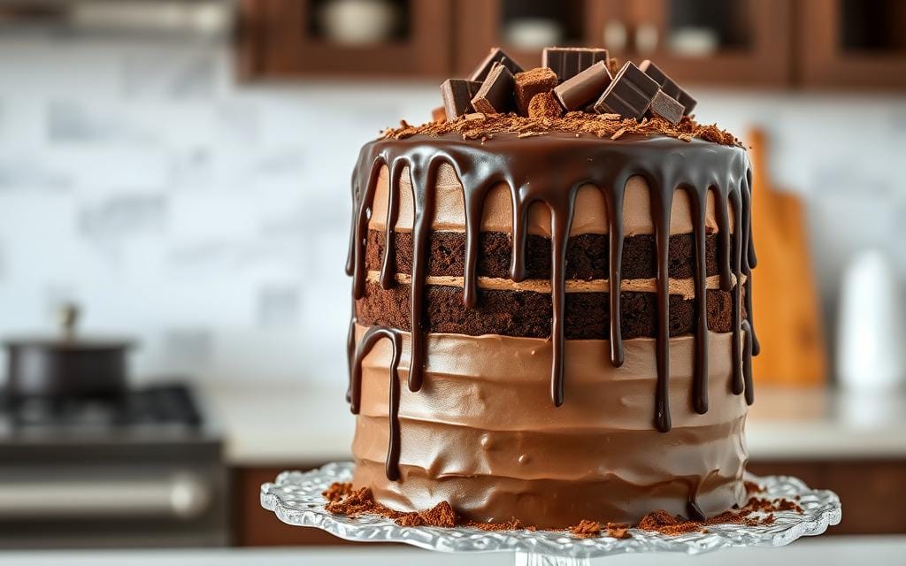 triple chocolate cake