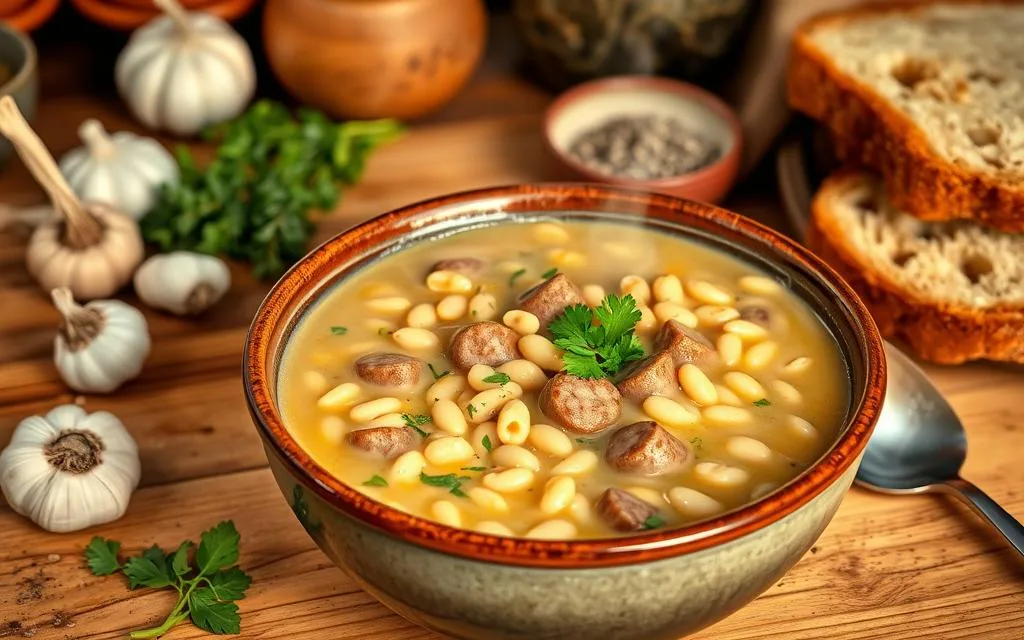 white bean and sausage soup