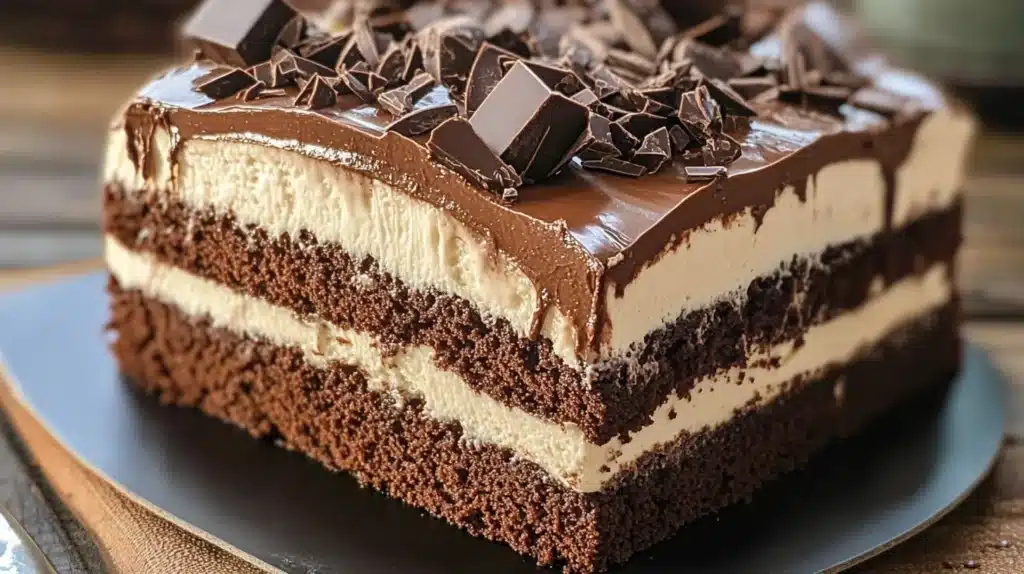 delicious chocolate cake Triple Chocolate Cake 1