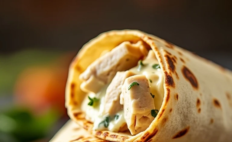Cheesy Chicken Wrap