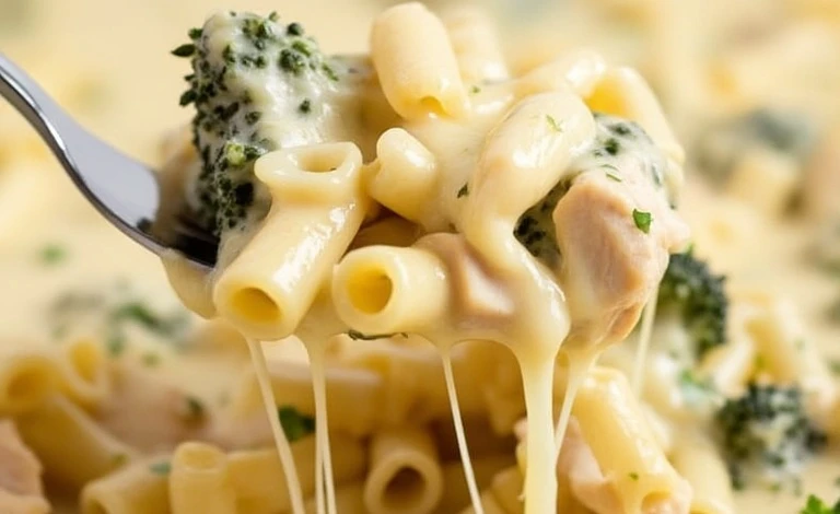 Chicken Alfredo Bake