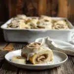 banana bread cinnamon rolls - featured image