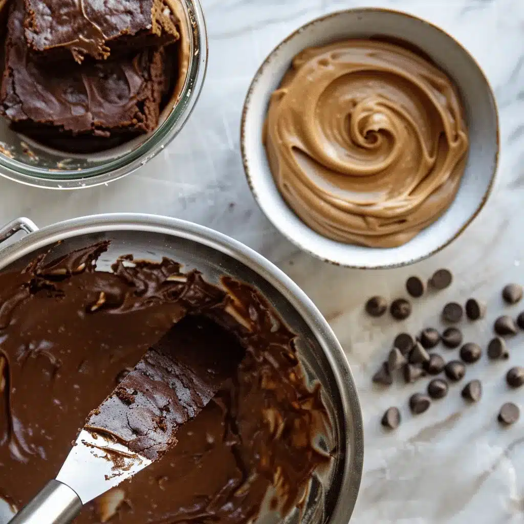 Buckeye Brownies preparation steps