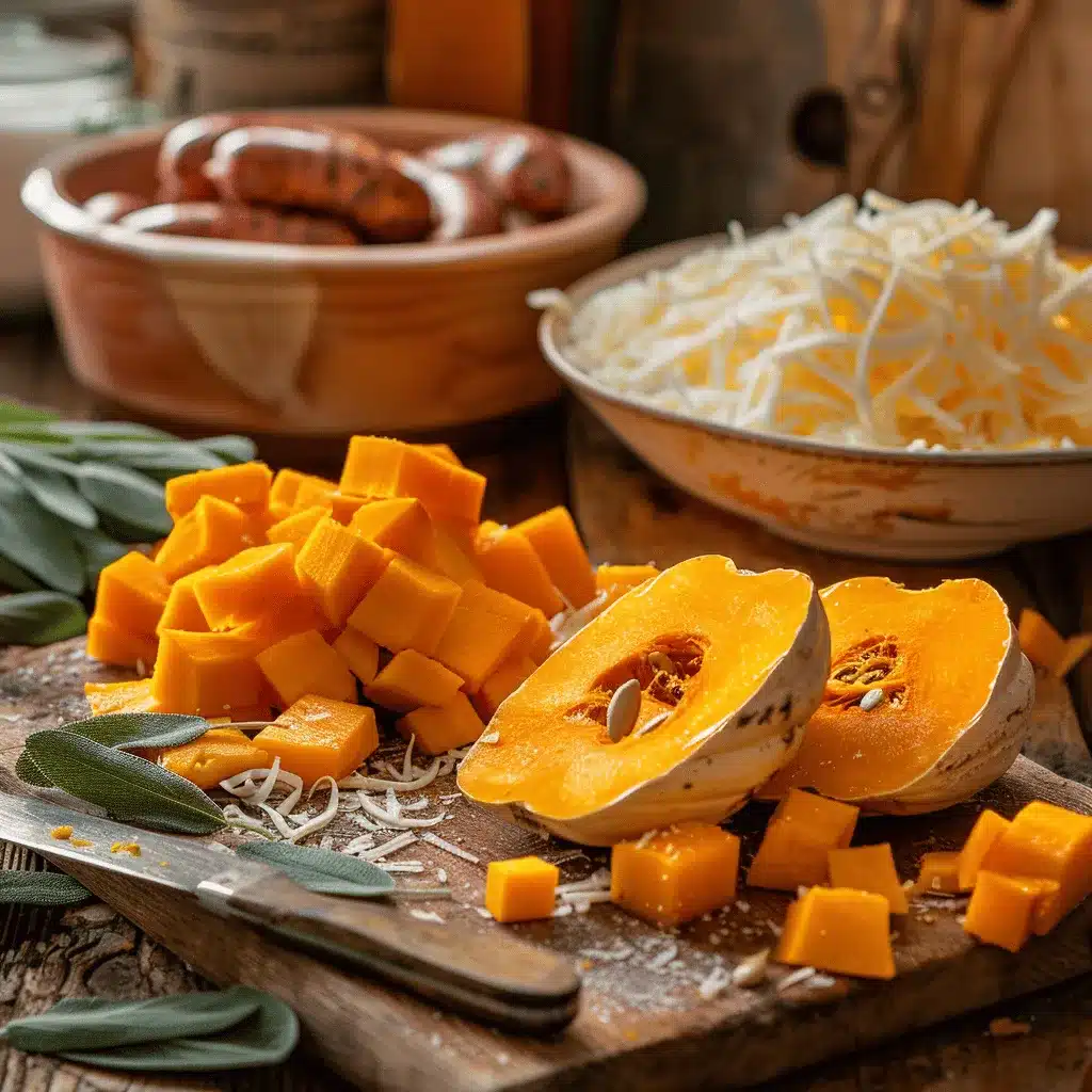 butternut squash casserole preparation steps