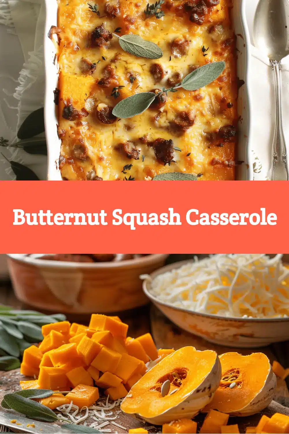 butternut squash casserole recipe