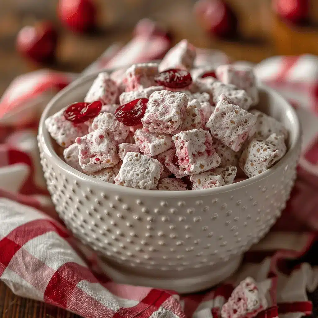 Cherry Cheesecake Puppy Chow - featured image