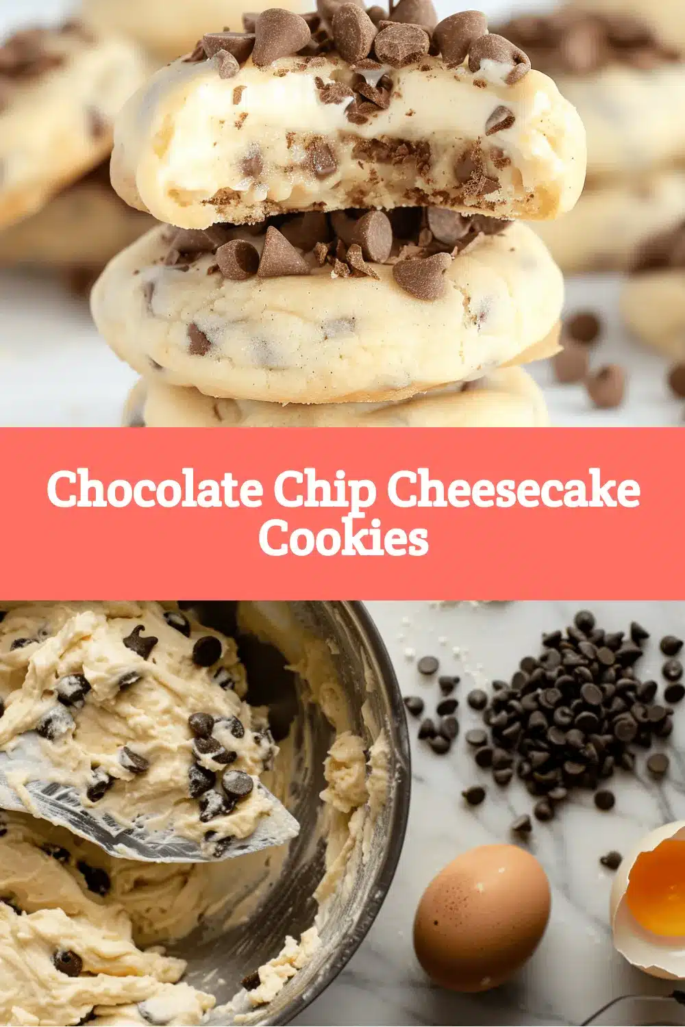 Chocolate Chip Cheesecake Cookies recipe