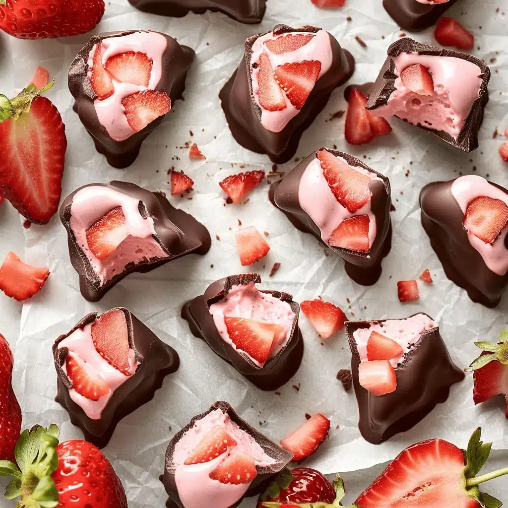 Chocolate Strawberry Yogurt Clusters - featured image