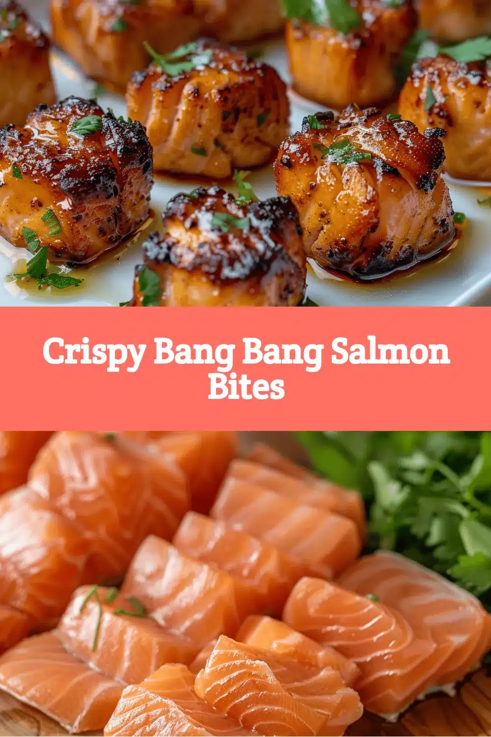 Crispy Bang Bang Salmon Bites recipe