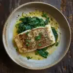 lemon-garlic sea bass - featured image