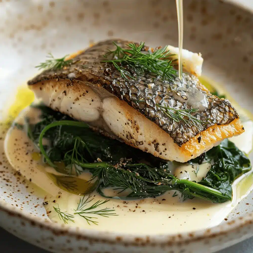lemon-garlic sea bass preparation steps