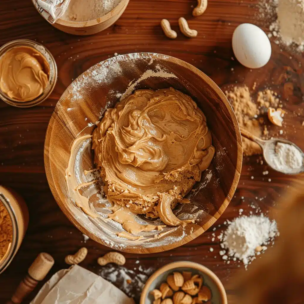 Peanut Butter Lunch Lady Bars preparation steps