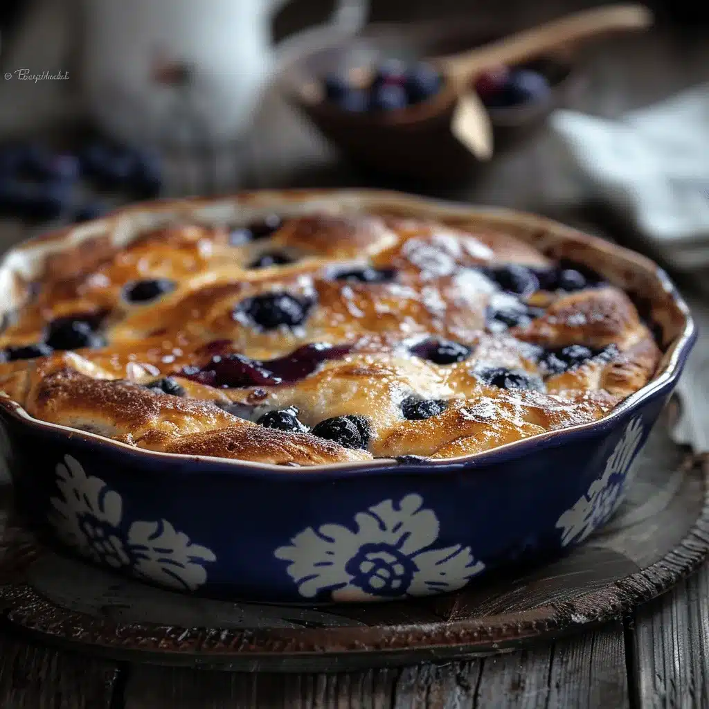 blueberry buttermilk pancake casserole preparation steps