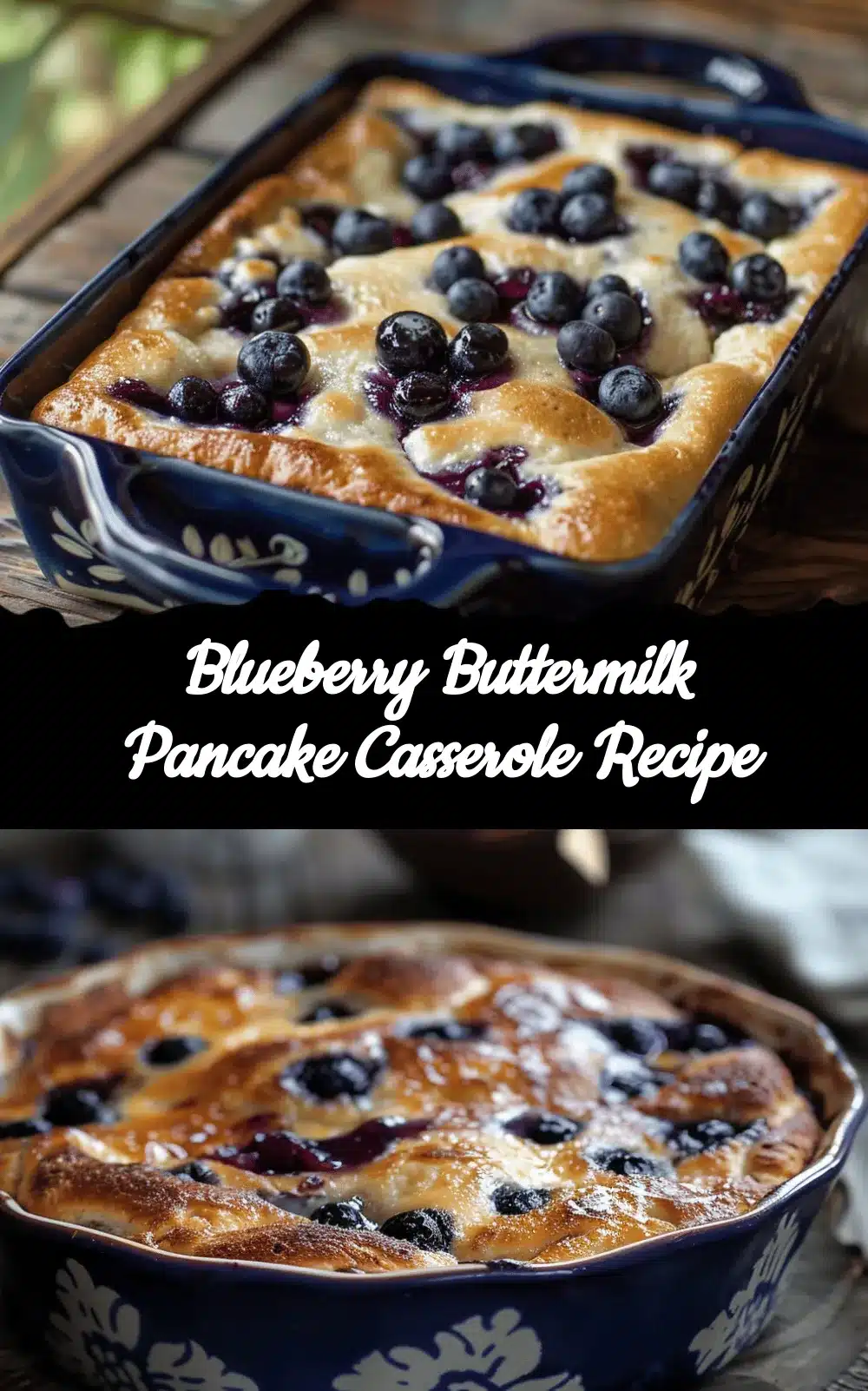 blueberry buttermilk pancake casserole recipe