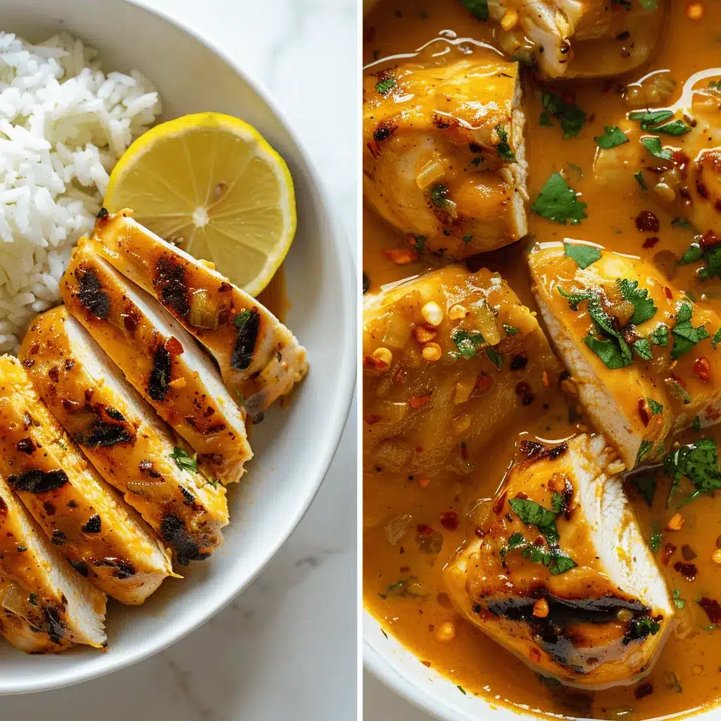 Brazilian coconut chicken preparation steps