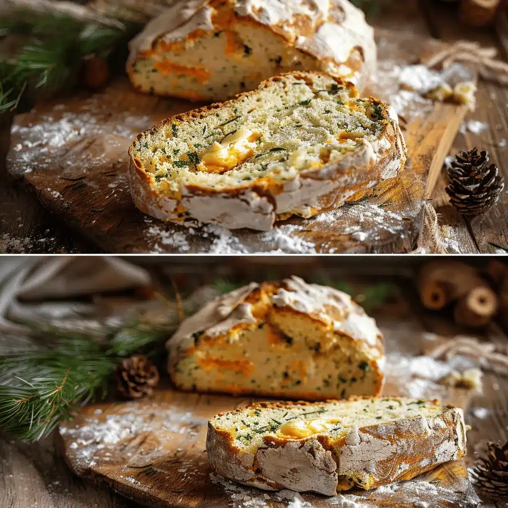 cheddar herb soda bread preparation steps