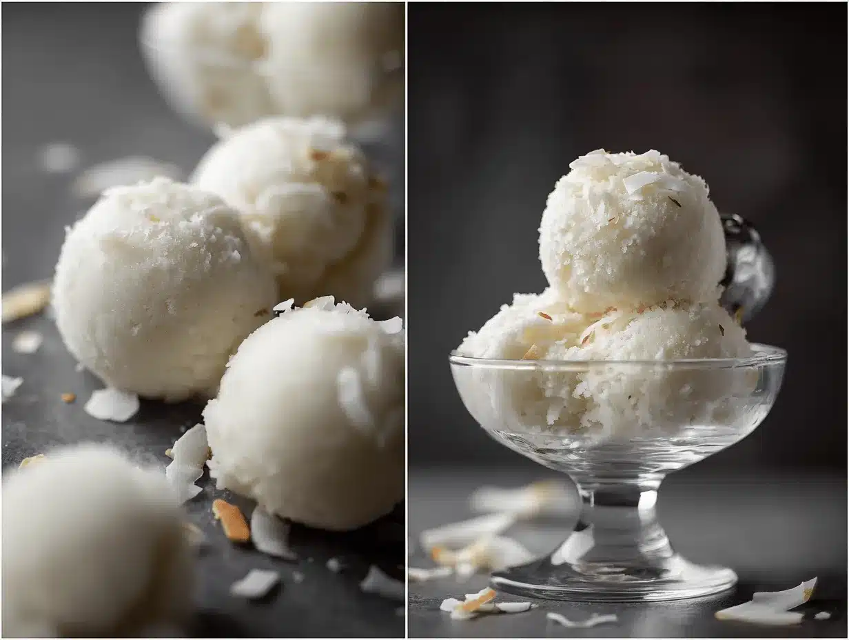 coconut sorbet recipe preparation steps