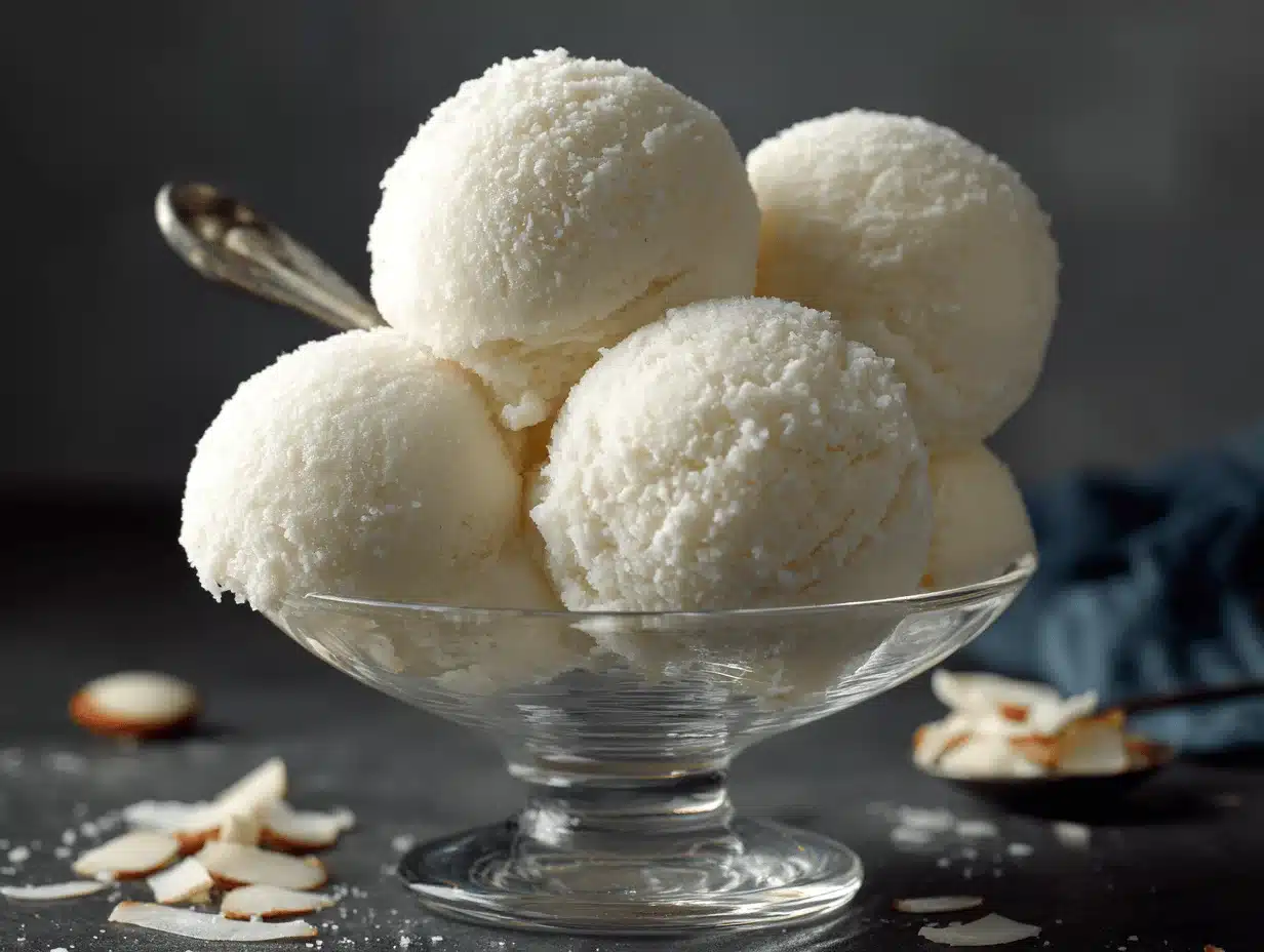 coconut sorbet recipe - featured image