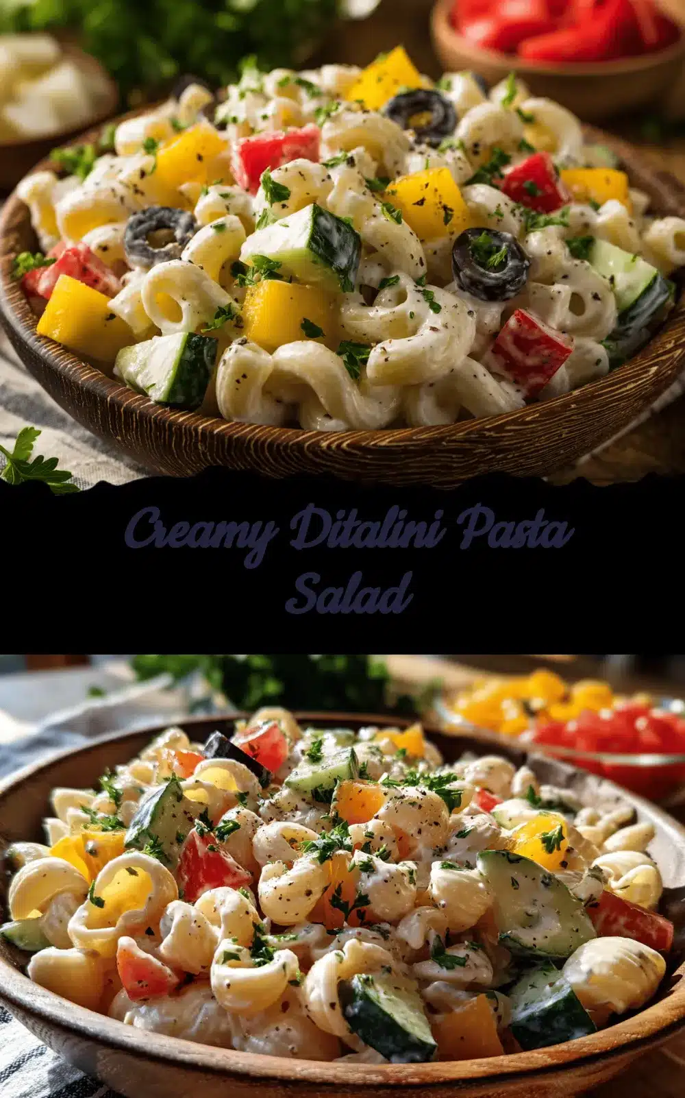 creamy ditalini pasta salad recipe