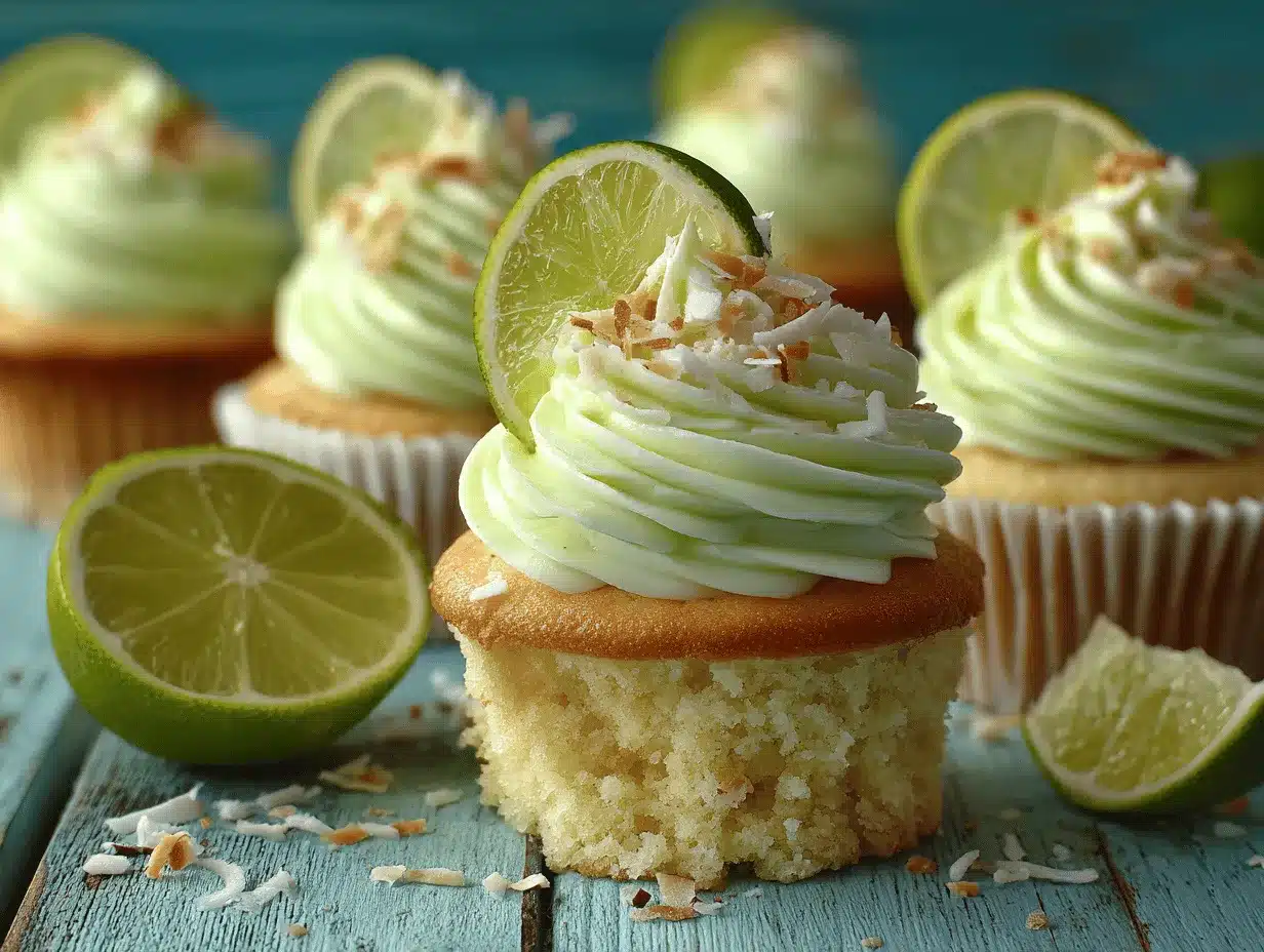 fresh coconut cupcakes preparation steps