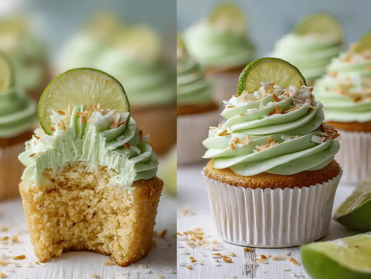 fresh coconut cupcakes - featured image