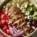 Fresh Greek Chicken Bowl - featured image