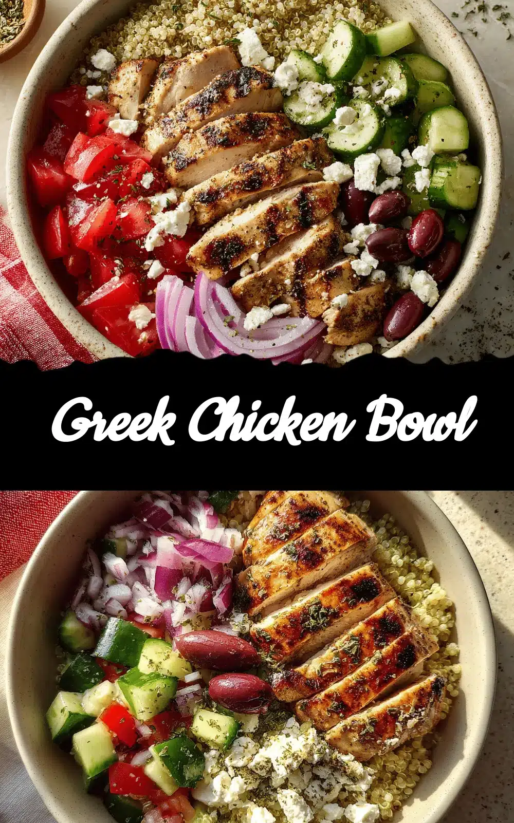 Fresh Greek Chicken Bowl recipe