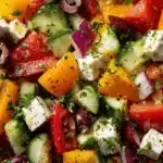 fresh Mediterranean salad - featured image