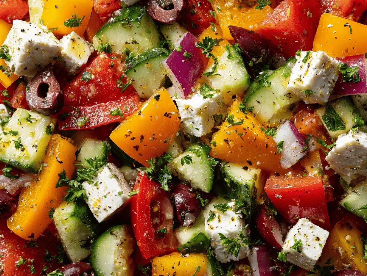 fresh Mediterranean salad - featured image
