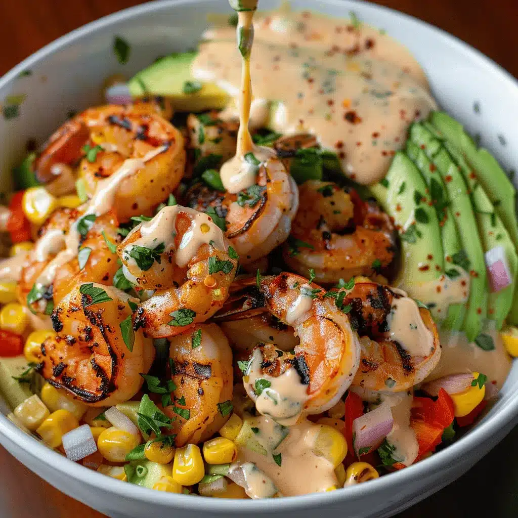 grilled shrimp bowl preparation steps
