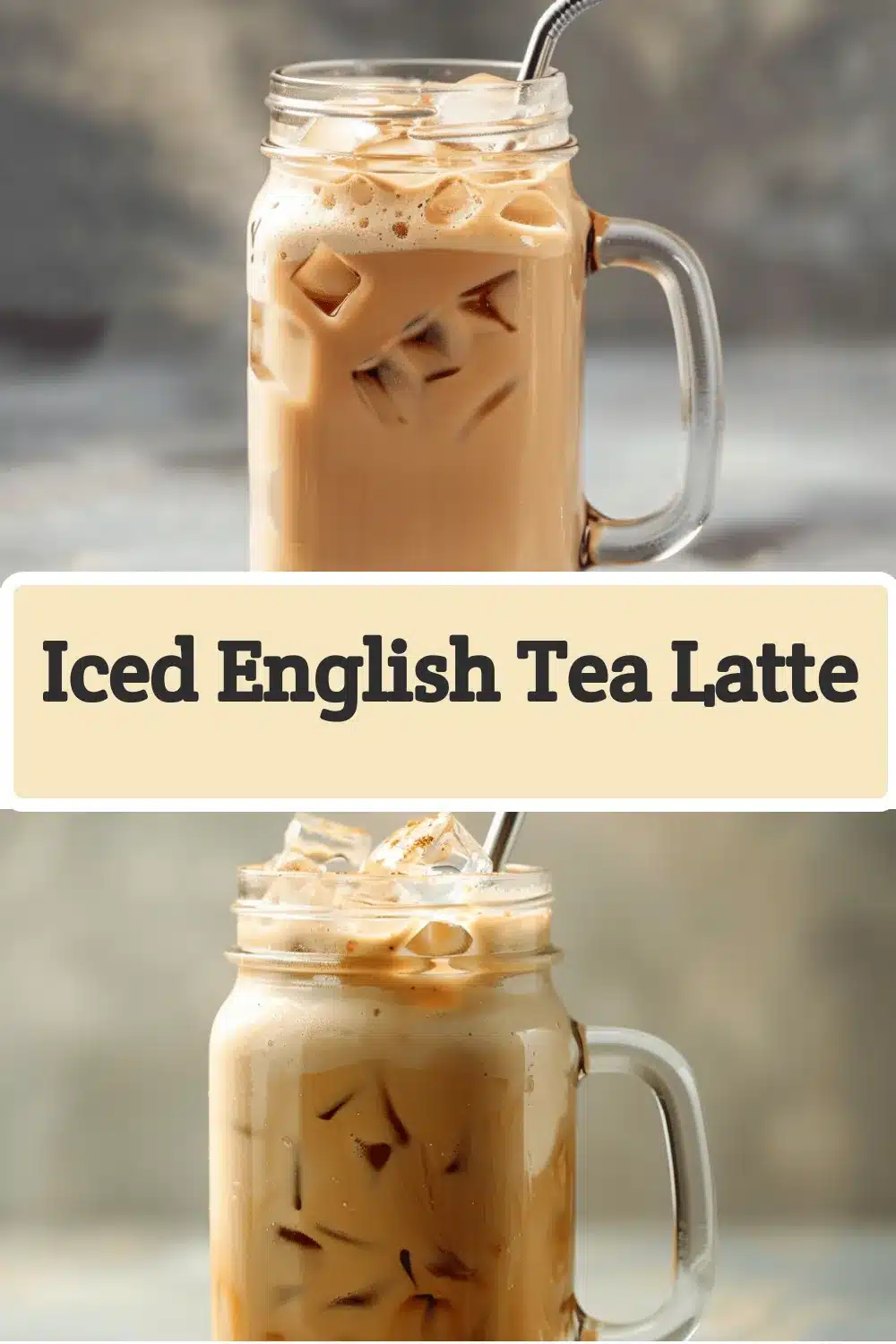 iced English tea latte recipe