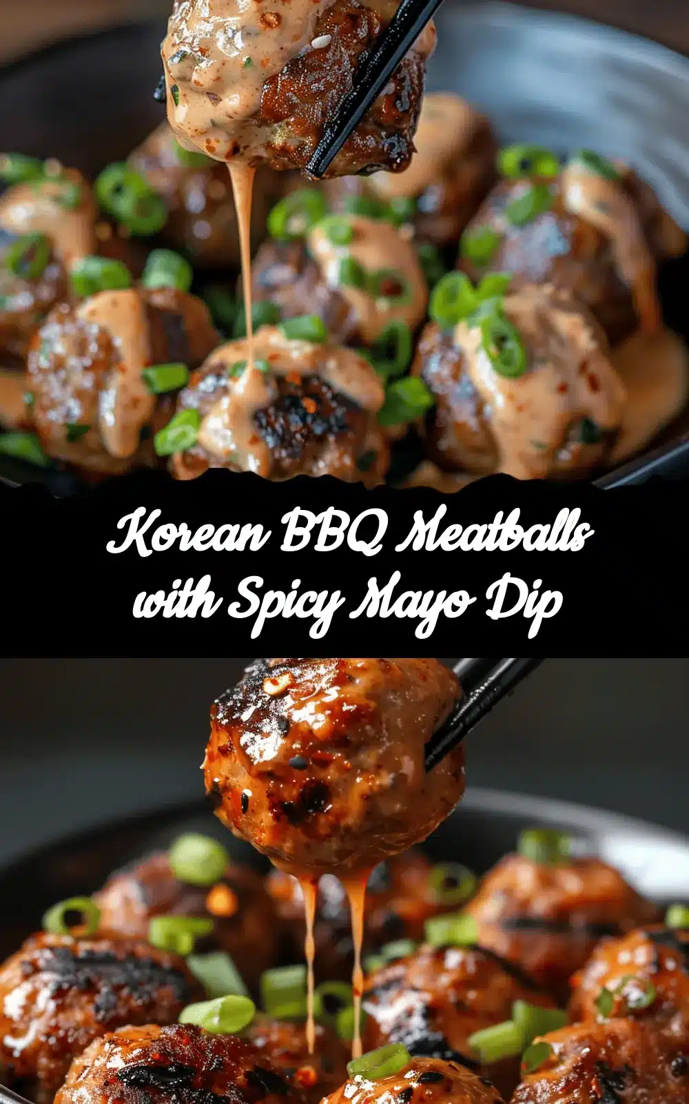 Korean BBQ meatballs recipe