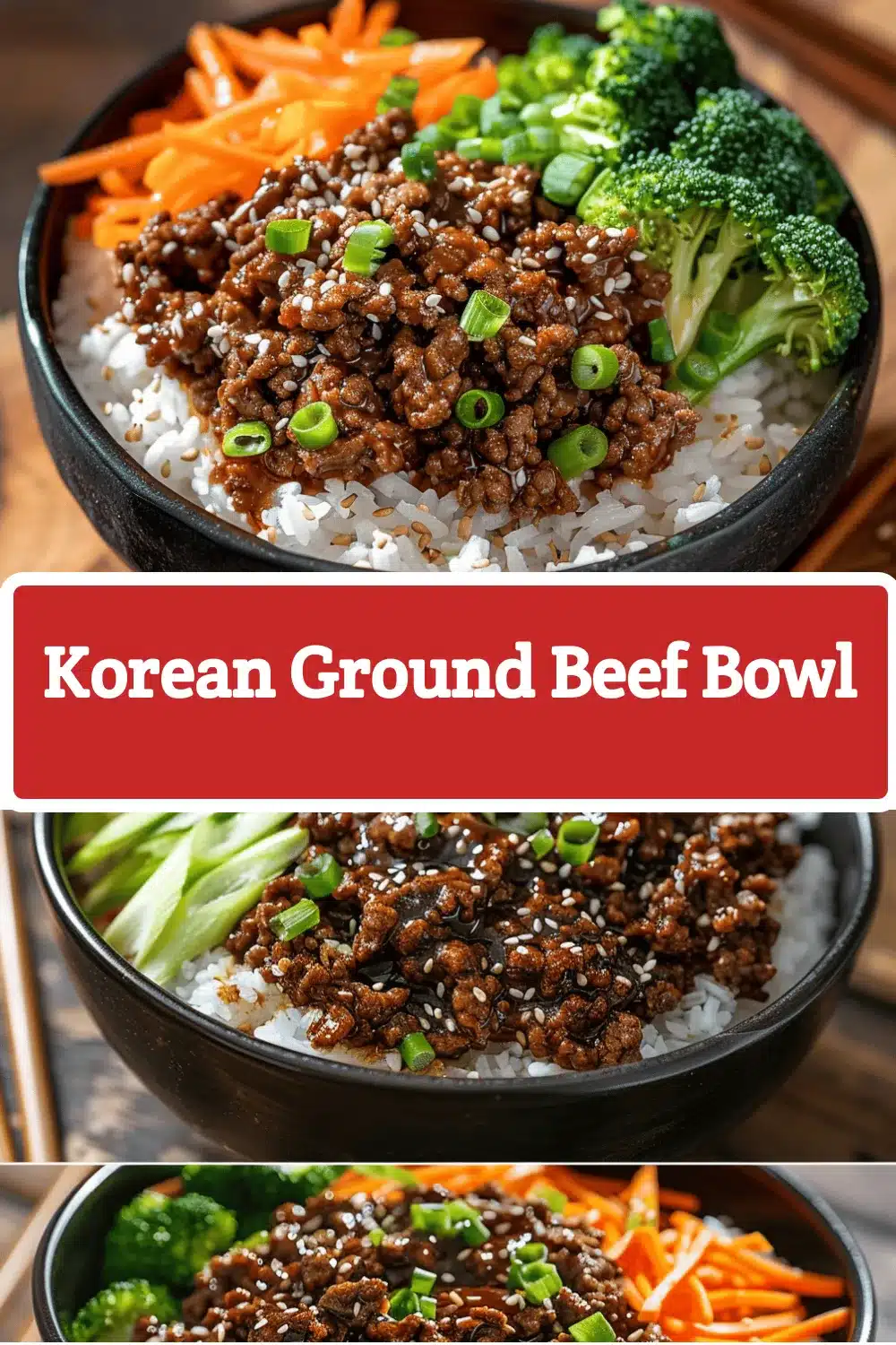 Korean ground beef bowl recipe