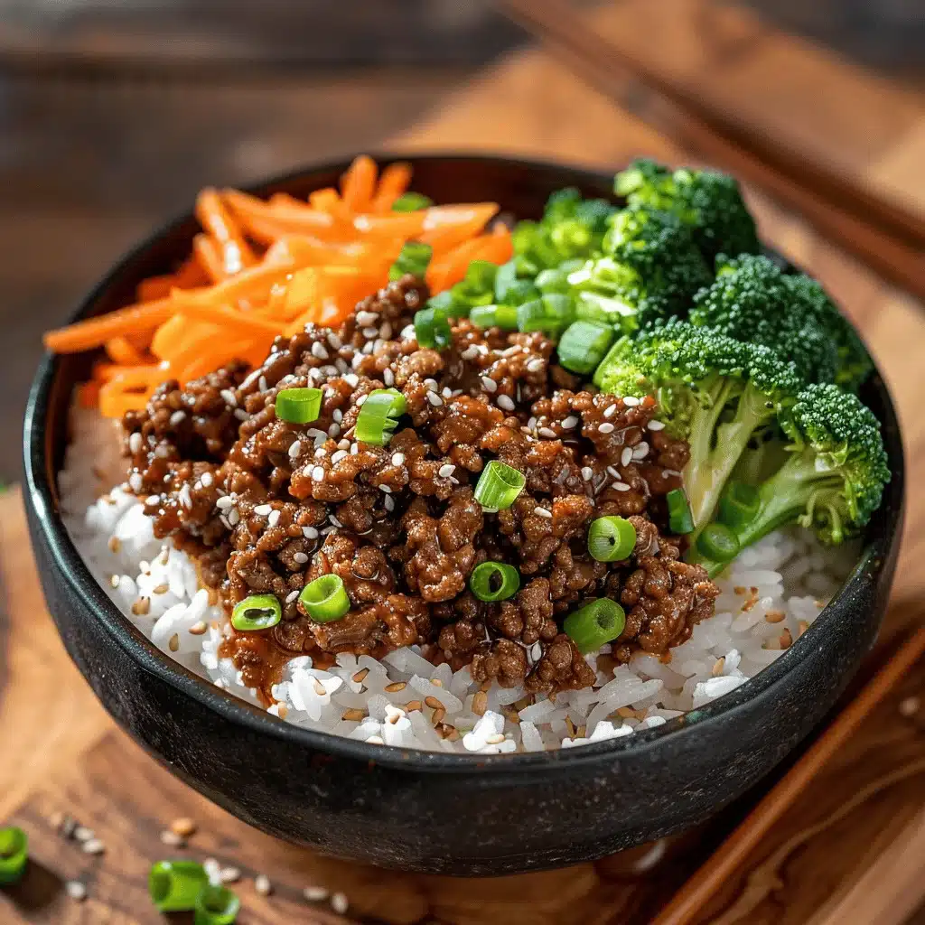 Korean ground beef bowl - featured image