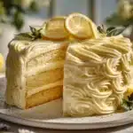 lemon cheesecake cake - featured image