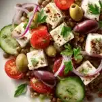 Mediterranean lentil salad - featured image