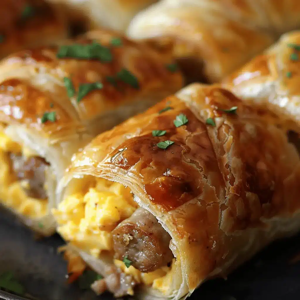 sausage egg & cheese roll-ups preparation steps