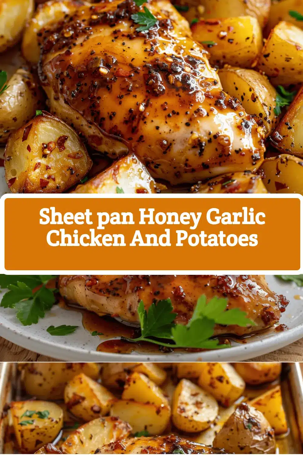 sheet pan honey garlic chicken and potatoes recipe