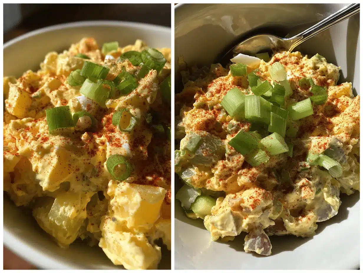 Southern potato salad preparation steps