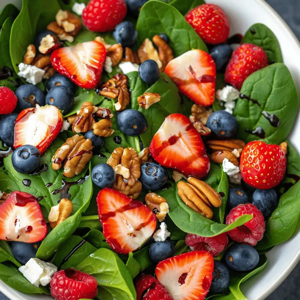 strawberry spinach salad preparation steps