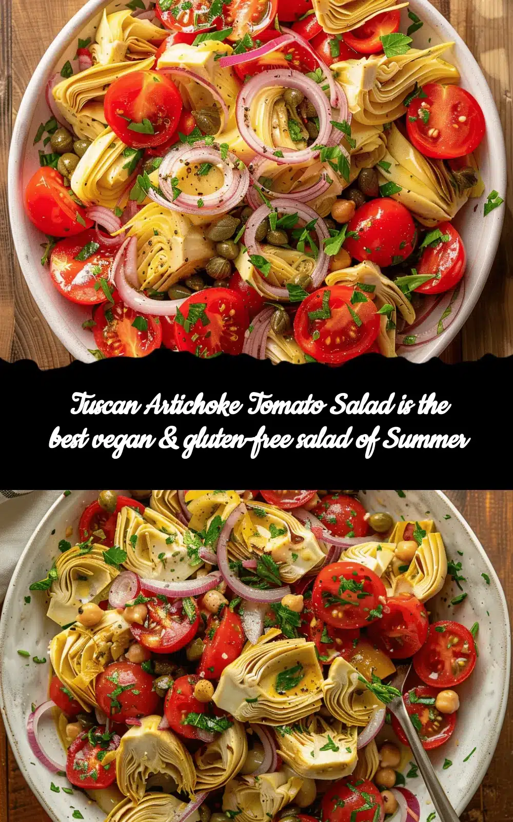 Tuscan artichoke tomato salad recipe