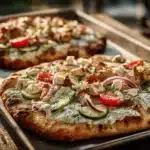 tzatziki chicken pizza - featured image