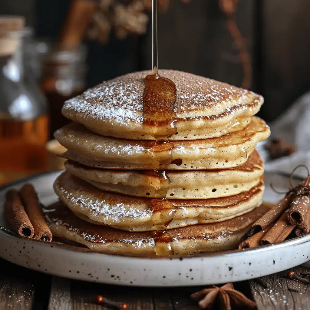 vanilla cinnamon buttermilk pancakes - featured image