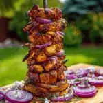 chicken shawarma tower - featured image