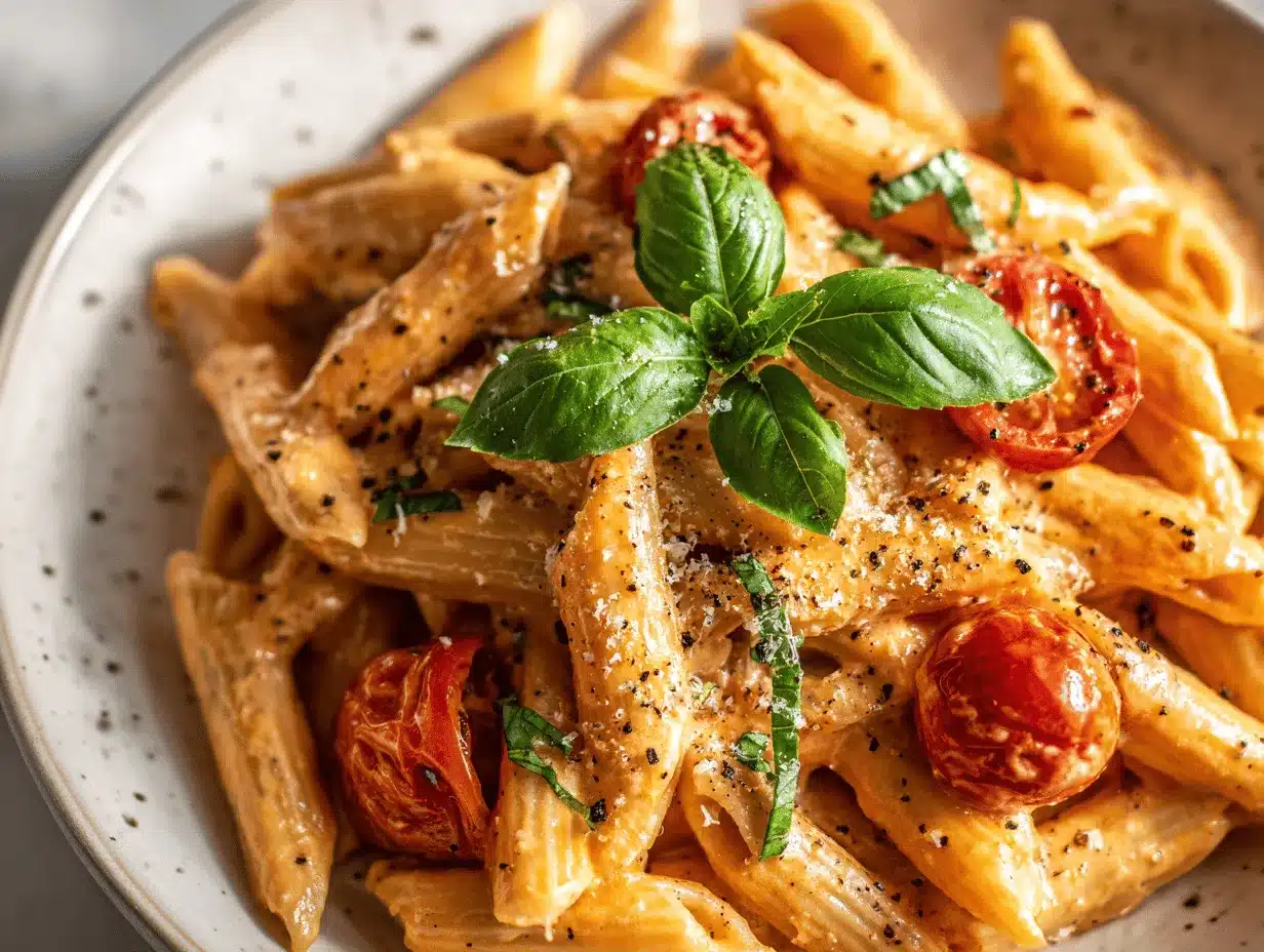 creamy tomato ricotta pasta preparation steps