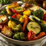 garlic roasted vegetables - featured image