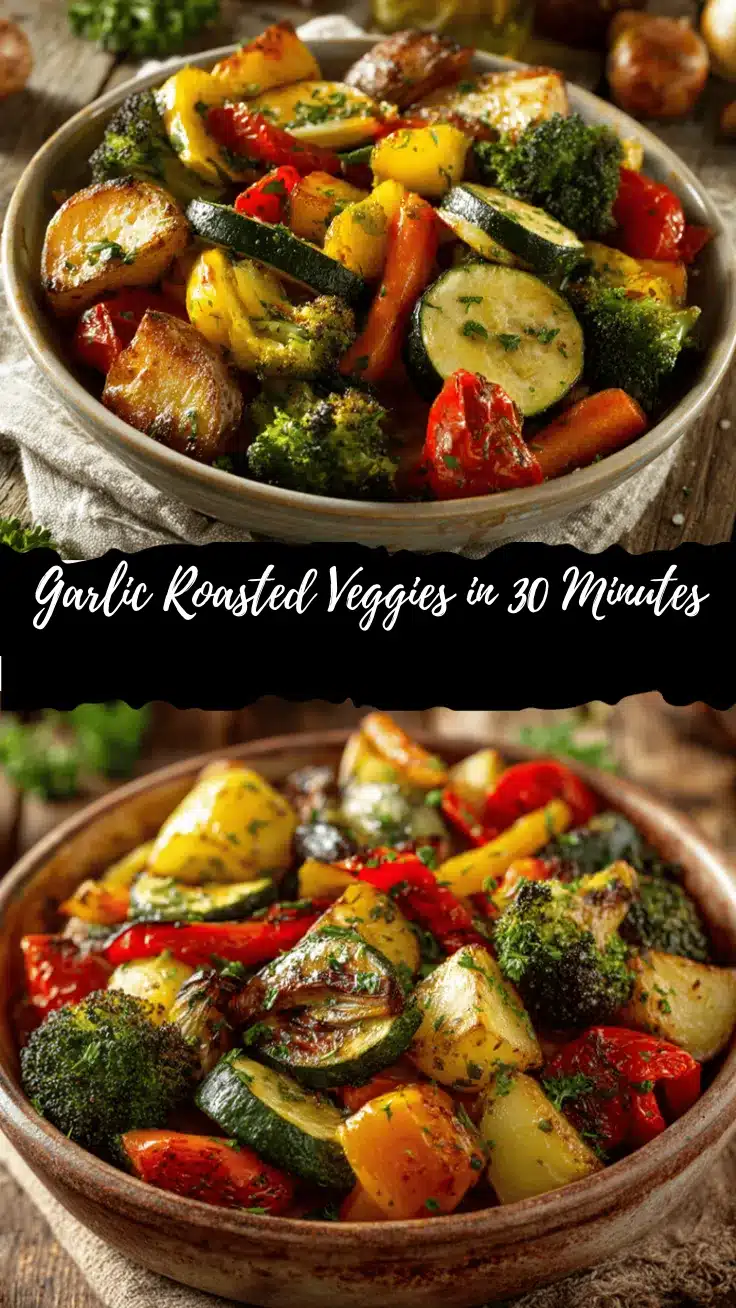 garlic roasted vegetables recipe