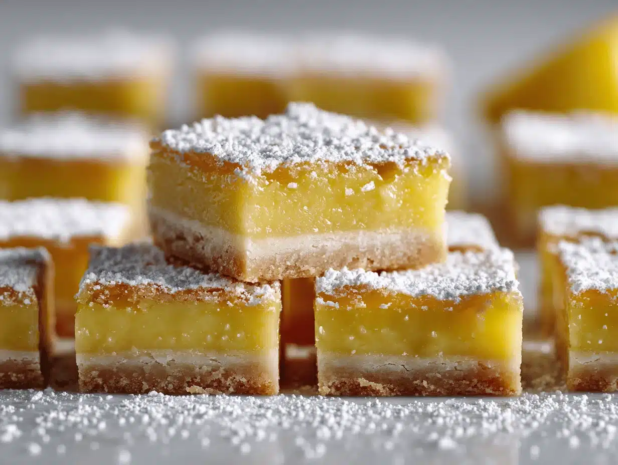 lemon bars recipe - featured image