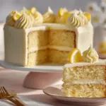 lemon birthday cake - featured image