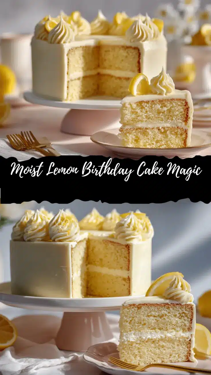 lemon birthday cake recipe